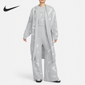 耐克正品 连帽外套FD4283 春季 女士宽松针织长款 077 新款 Nike