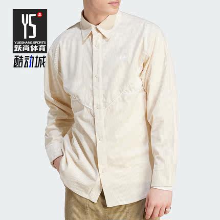 Adidas/阿迪达斯正品三叶草男子时尚运动长袖衬衫外套IM4444