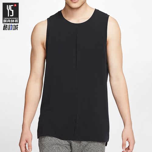 Nike/耐克正品新款男子运动健身训练无袖背心短袖T恤BV4037-010