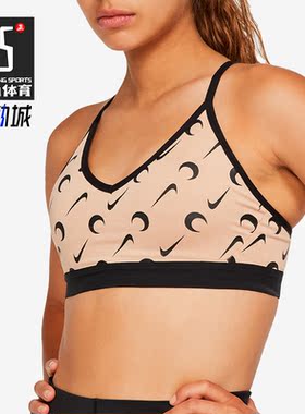 Nike/耐克正品新款女子运动健身透气休闲短款背心CJ7686-296