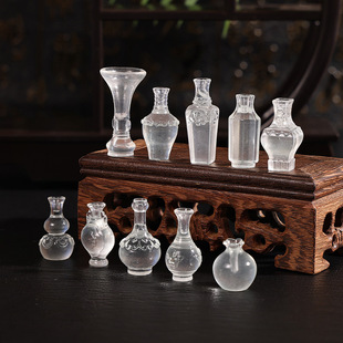 微景观摆件仿真夜光青铜器瓷器 园艺造景花瓶diy工艺装饰品小摆件