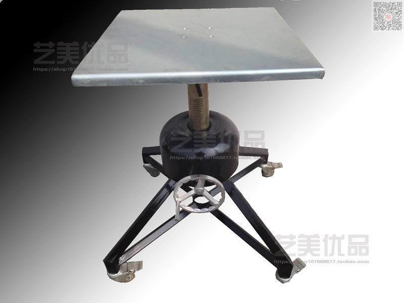 包邮雕塑转台泥塑基座底座旋转