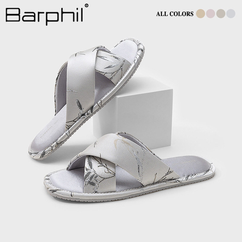Barphil室内拖鞋女2025新款居家防滑缎面透气凉拖时尚外穿拖鞋女,女鞋,其他拖鞋,淘宝优惠券,粉丝福利购,淘宝优惠卷