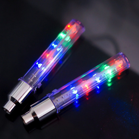 自行车5LED车轮灯开关风火轮自行车灯
