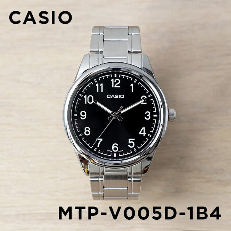 卡西欧手表男CASIO MTP-V005D-1B4 钢带商务复古简约防水石英表 手表 日韩腕表 原图主图