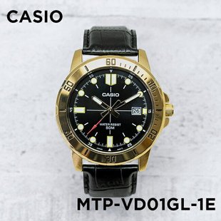 商务夜光海洋之心水鬼石英表 VD01GL 经典 卡西欧手表CASIO MTP