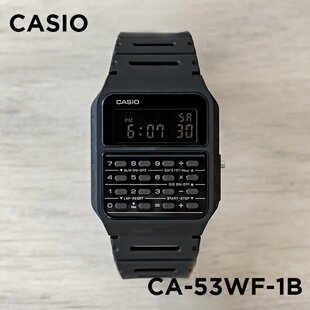 卡西欧手表CASIO 53WF 黑色反显电子计算器防水表 绝命毒师