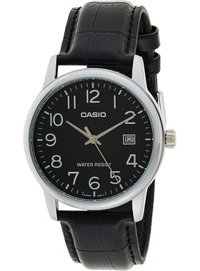 卡西欧手表CASIO MTP-V002L-1B 商务休闲指针简约防水石英表
