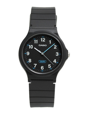 卡西欧Casio LQ-24B-1B 黑色中性表 休闲学生复习考试指针小黑表