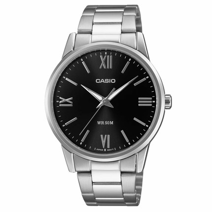 卡西欧手表CASIO MTP-1303DD-1A 钢带商务指针复古简约防水石英表