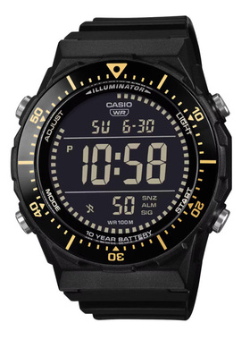 卡西欧手表CASIO AE-1700H-1B 新款可旋转表圈防水电子表十年电力