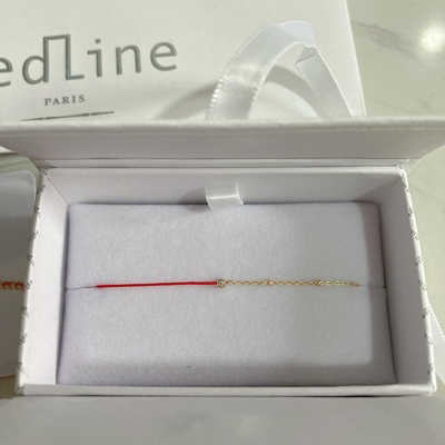 国内现货 法国redline 小红绳 honorée 一分钻 半链半绳 685aJ