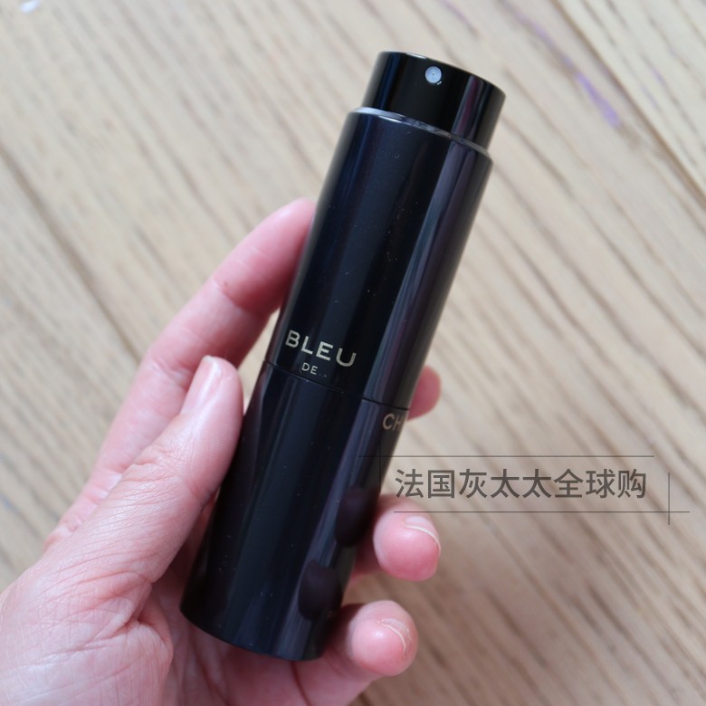 法国直邮 CHANEL香奈儿 蔚蓝男士香精parfum 三支装 手袋装3x20ml