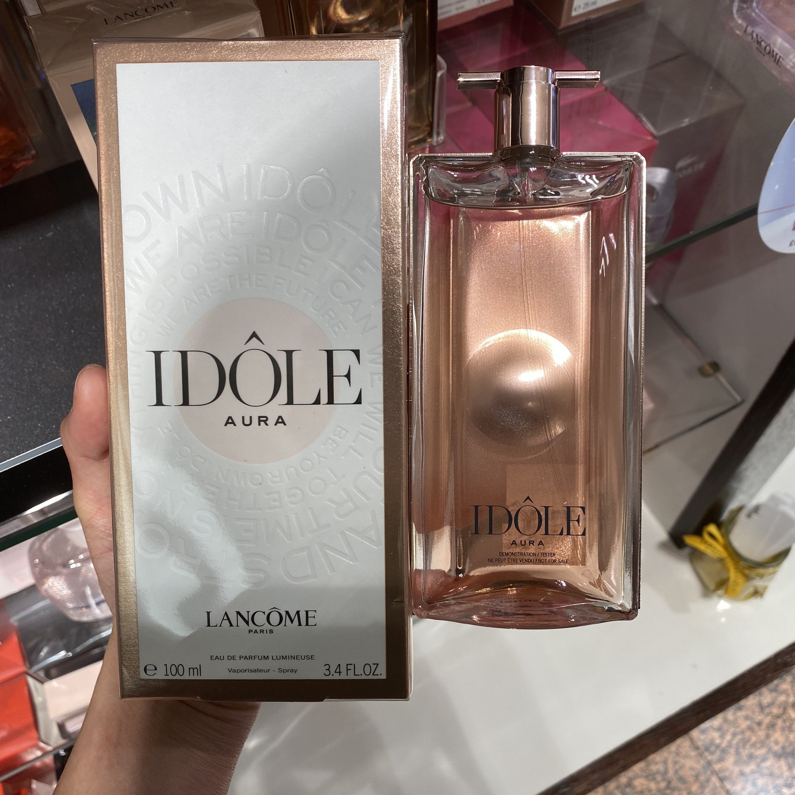 法国直邮 lancome兰蔻全新idole aura 是我女士香水25-50-100ml e