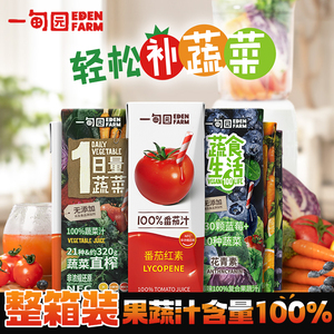 一甸园100%蔬菜汁整箱NFC补蔬菜