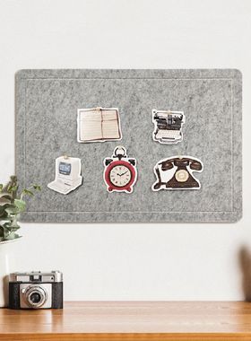 60x40cm毛毡留言板幼儿园学校儿童作品展示板公告栏照片墙告示栏