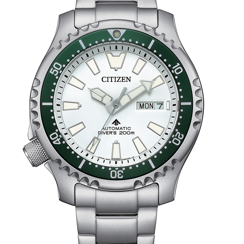 西铁城citizen自动机械手表河豚潜水男表夜光NY0168-64A 0160-66e