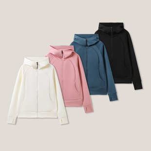 显瘦帽衫 女士休闲运动拉链长袖 SS26044 24H