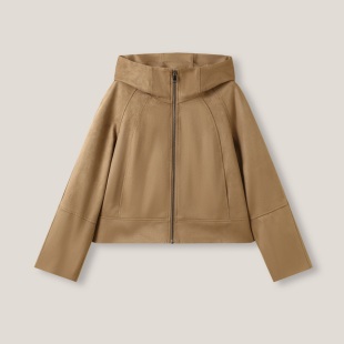 25H 连帽外套 气质纯色拉链插肩长袖 SS26370 时尚