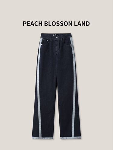 4.10F B 棉质！撞色直筒牛仔裤GDNZ122