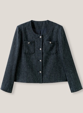 1-27F B ”深海序章“高智风重工编织肌理感小香外套ss26339