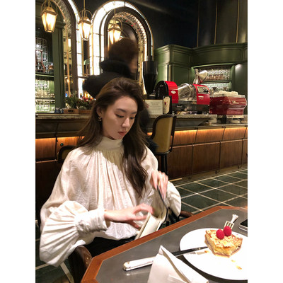 Gakeeofficl白茶色法式