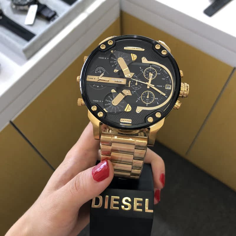 ÕýÆ·´ú¹ºDieselµÏÈüÄдó±íÅÌÊÖ±íÄÐÊ¿ºÚ½ðʯӢŷÃÀÄбíÍó±íDZ7333