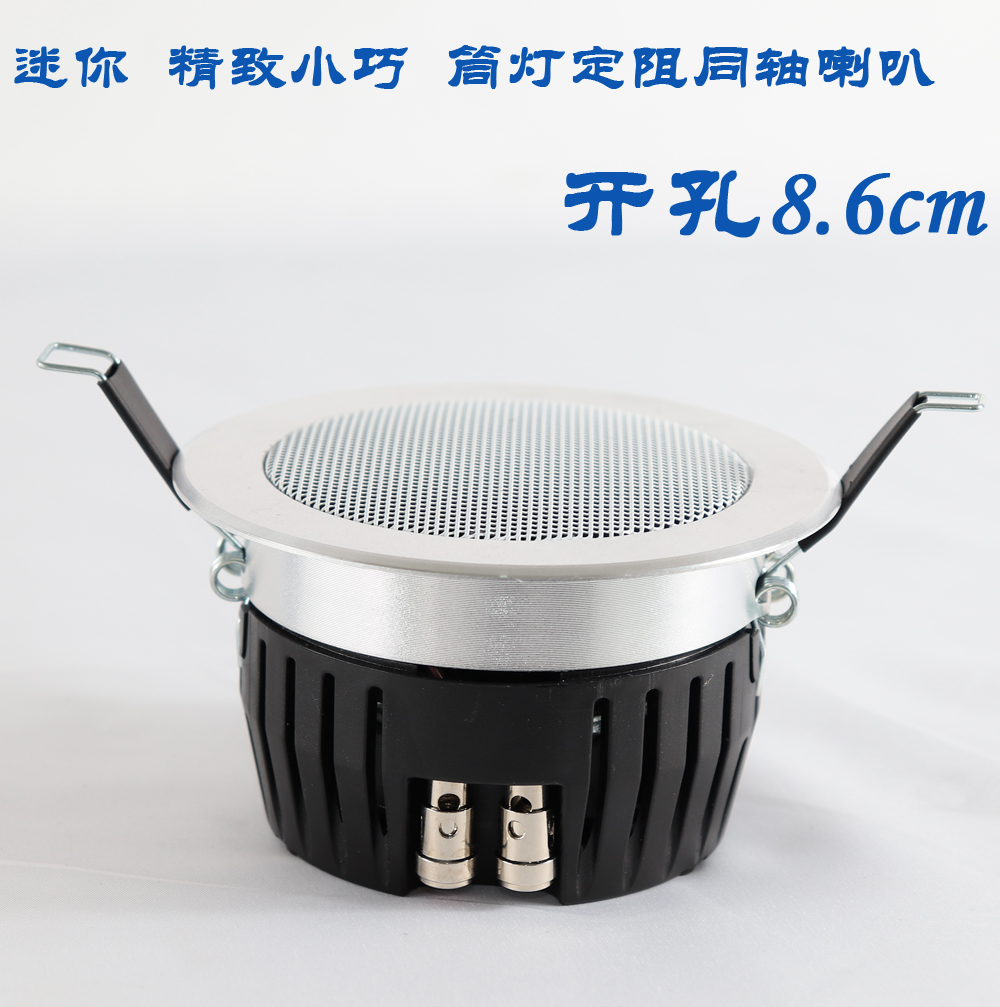 家庭背景音乐筒灯迷你吸顶喇叭