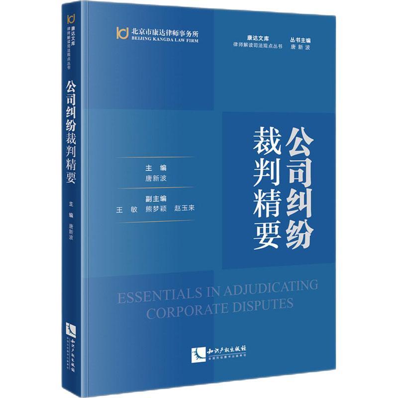 公司纠纷裁判精要唐新波普通大众公司经济纠纷处理中国法律书籍