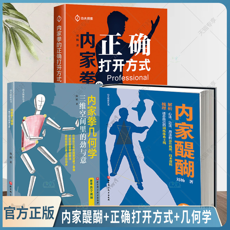 正版包邮 全套3册 内家醍醐+内家拳几何学:三维空间里的劲与意+内家拳的正确打开方式 功夫探索丛书 解析心法 功法 用法的运作机怎么样,好用不?
