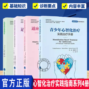 （单本套装任选）心智化治疗实践指南系列4册 适应性心智化整合治疗 针对多需求人群  青少年家庭团队治疗 心智化家庭治疗