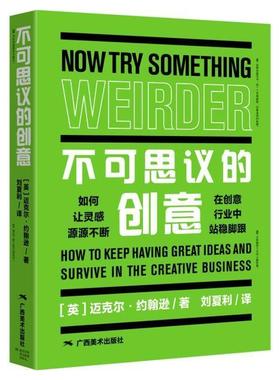 不可思议的创意:如何让灵感源源不断在创意行业中站稳脚跟:how to keep having g迈克尔·约翰逊普通大众艺术设计研究社会科学书籍