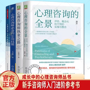 心理咨询的全景 评估 概念化和干预的实操与整合+心理咨询师必备的10项技能+心理咨询师执业之路+心理咨询与治疗的案例评估和分