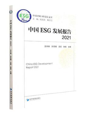 中国ESG发展报告:2021 王大地 中国ESG研究院文库 ESG披露标准评价指标评价方法esg数据课程报告 esg理论与实务 esg投资书籍