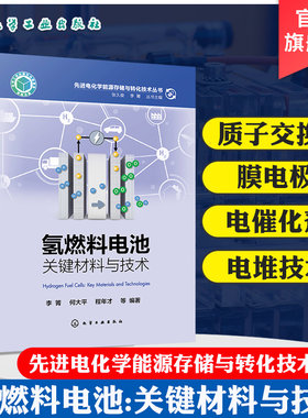 先进电化学能源存储与转化技术丛书 氢燃料电池关键材料与技术 质子交换膜 膜电极电催化剂电堆技术 新能源电化学等领域人员参考书