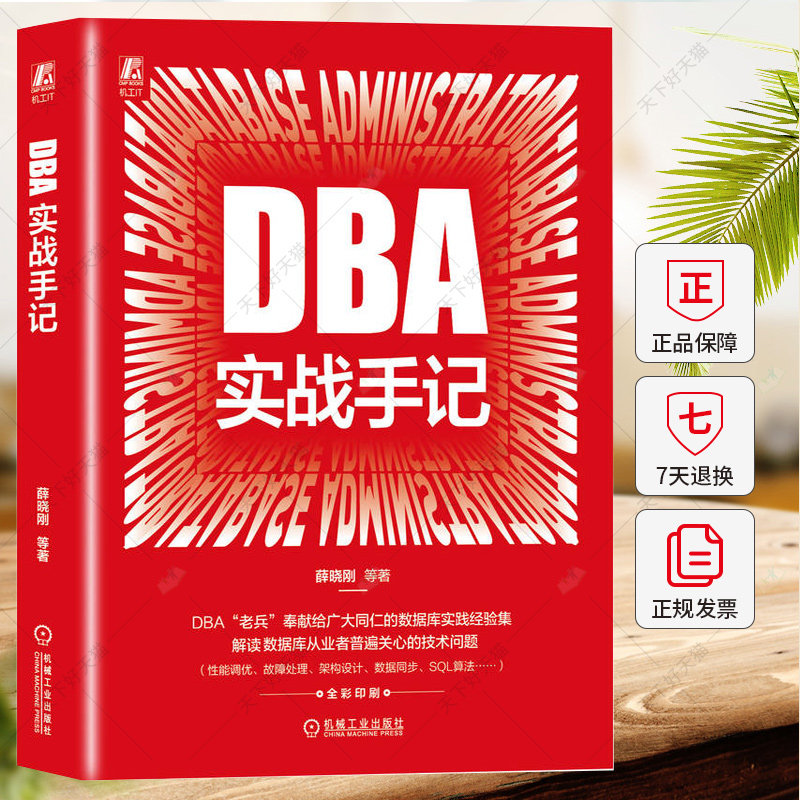 DBA实战手记 薛晓刚 DBA 数据库 关系数据库 MySQL Oracle 运维 架构师 9787111757665 机械工业出版社