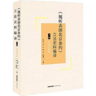 视听表演北京条约 侍孝祥唐震陶冶林佩瑶 立法史料编译 汉英对照版 法律书籍 下册