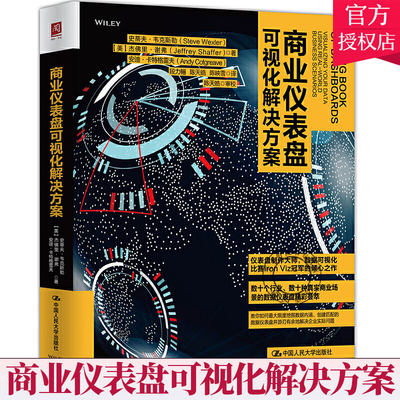 商业仪表盘可视化解决方案 史蒂夫·韦克斯勒杰佛里谢弗 软硬件技术计算机软件工程书数据可视化入门工业技术 中国人民大学出版