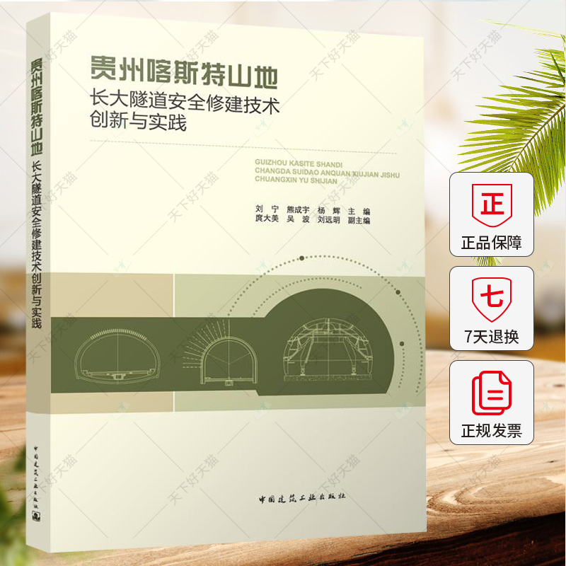 贵州喀斯特山地长大隧道修建技术创新与实践 刘宁 熊成宇 杨辉 编著 交通运输书籍 9787112280063 中国建筑工业出版社