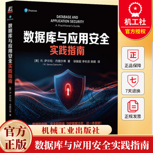 数据库与应用安全实践指南 萨尔玛丹图尔蒂 徐振超 数据库开发网络安全教程书籍 现代安全防护体系策略技术实践指导书籍
