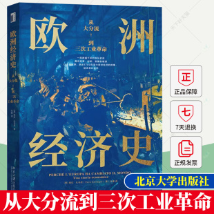 欧洲经济史 从大分流到三次工业革命 1700年至今欧洲新经济历史 了解欧洲经济发展历程 欧洲工业化 金本位制 北京大学出版社