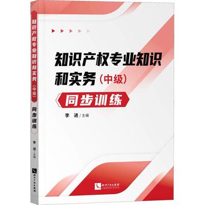 知识产权专业知识和实务（中级）同步训练李进普通大众知识产权法中国资格考试题集法律书籍