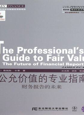 公允价值的专业指南:the future of financial reporting詹姆斯·卡蒂 会计计量指南经济书籍