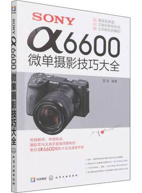 SONY α6600微单摄影技巧大全雷波普通大众数字照相机单镜头反光照相机摄影艺术书籍