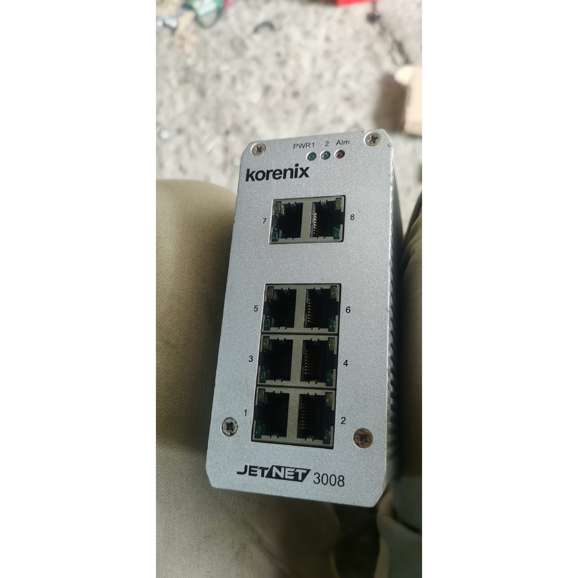 二手拆机 Korenix科洛理思 JetNet3008,实物