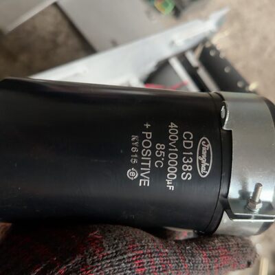 江海电容，400V1UF成色