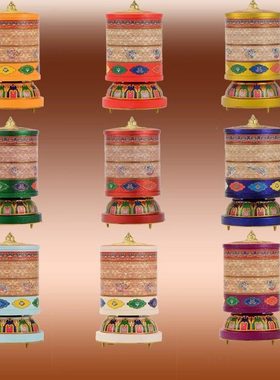 藏式电动转轮飞天插电款家用佛堂