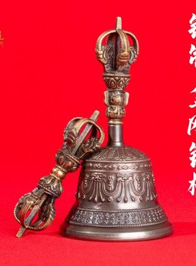尼泊尔精品五股金刚铃杵