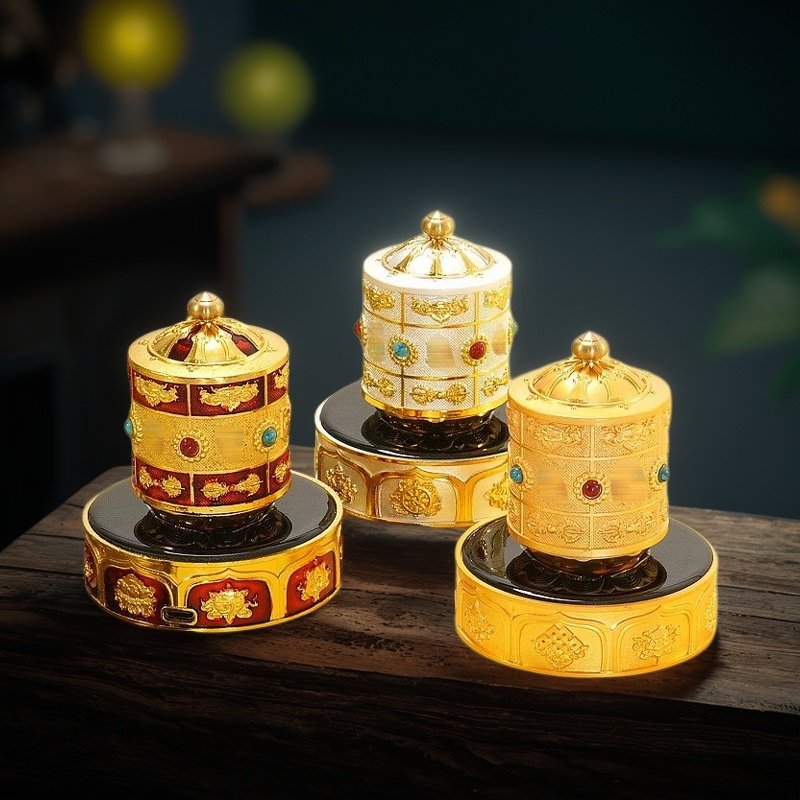 藏式八吉祥太阳能车载转轮合金金刚杵浮雕充电太阳能双用电动转轮,汽车用品/电子/清洗/改装,摆件,淘宝优惠券,粉丝福利购,淘宝优惠卷