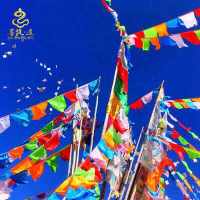 经帆五色旗藏式风马旗五彩旗经幡